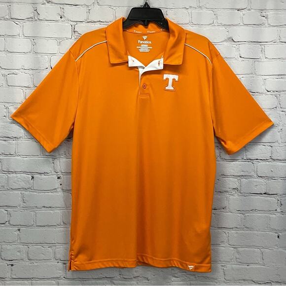 Fanatics UT Vols Polo Men's Size XL Orange Athleisure Tennessee Sports Game Day - Picture 1 of 7